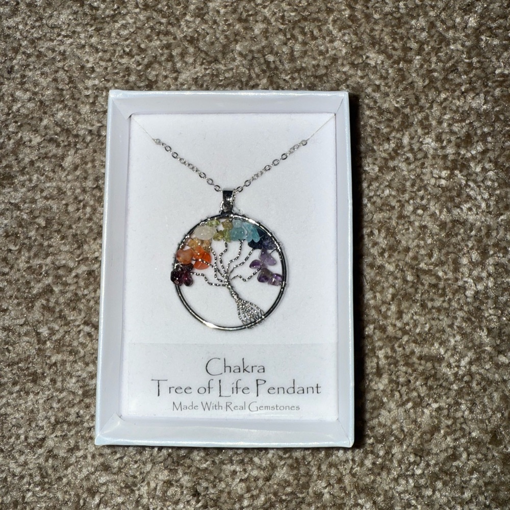 Chakra Tree of Life Pendant Necklace
